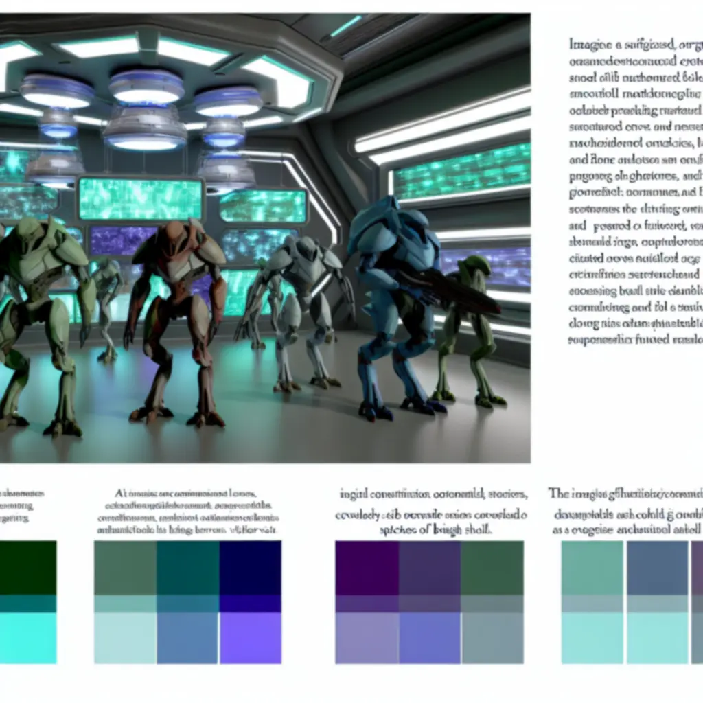 Przegląd obcych przeciwników z różnymi typami pancerza i tarcz