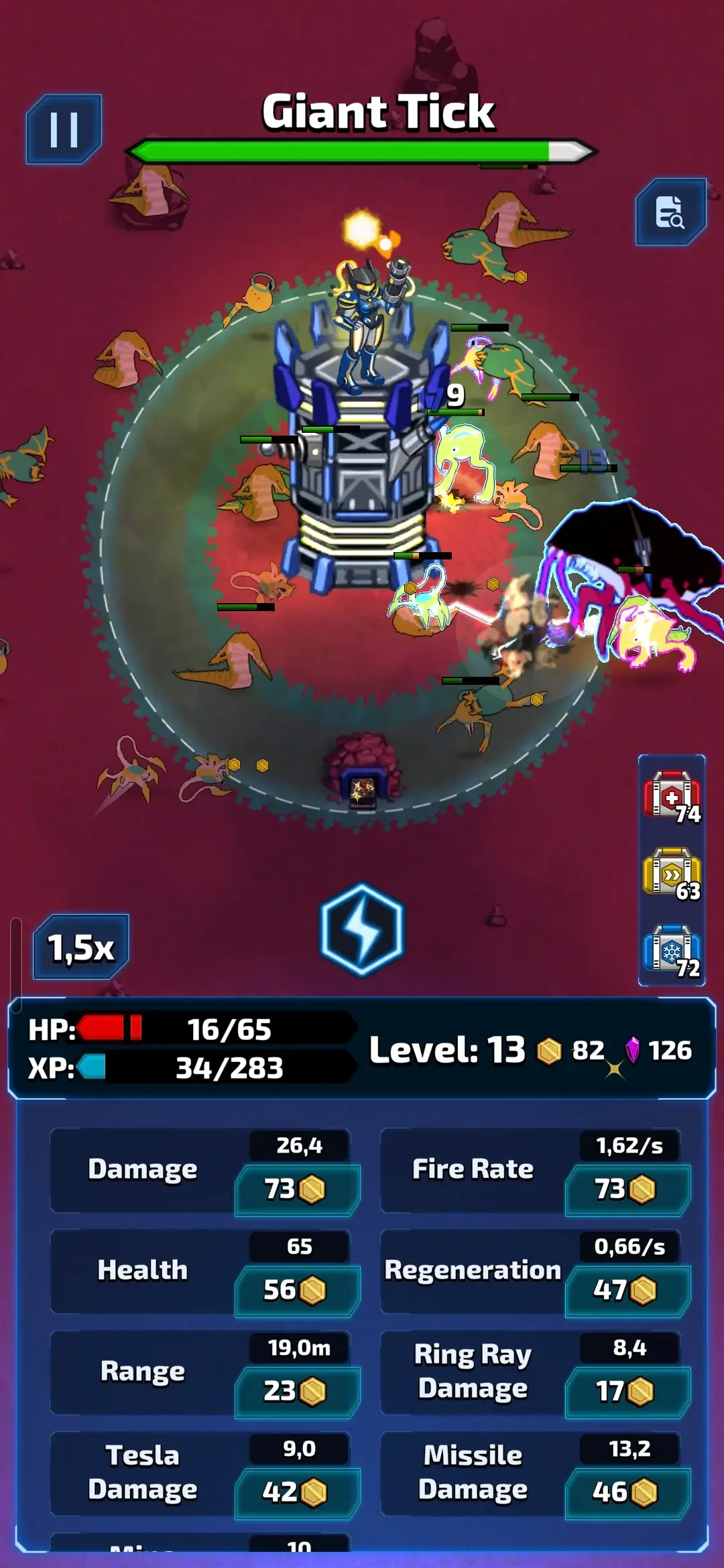 Nieskończone fale wrogów